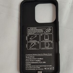 iPhone 16 Pro Battery Case. New, Never Used.